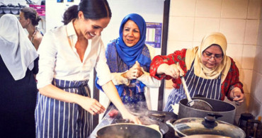 Kraliyet Ailesinin Yeni Gelini Meghan Markle Müslüman Kadınlarla Börek Sardı