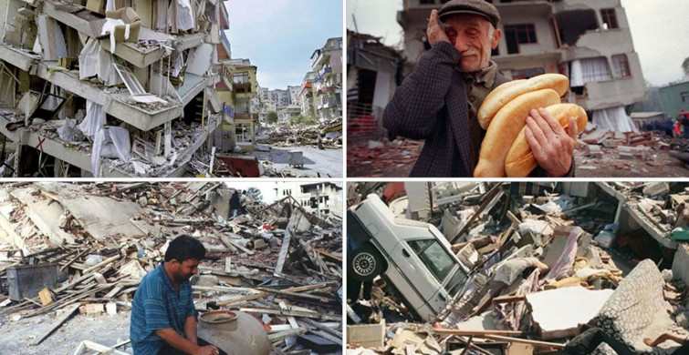 99 yılındaki büyük Marmara depremi felaketinin 23. senesine özel 23 acı görüntü!