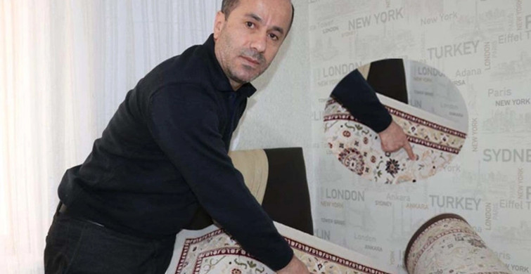 Bu halıyı gören polise başvurdu! Dinimize tepki olarak üretilmiş!