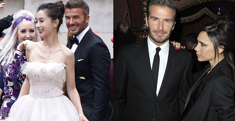 David Beckham Reklam Filmi İçin Çinli Modelle Evlendi