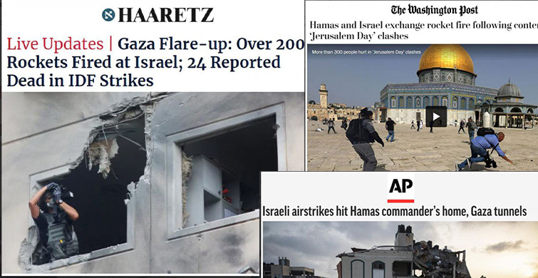 Dünya Medyası, Filistinlilere Saldıran İsrail'i Aklamaya Çalıştı