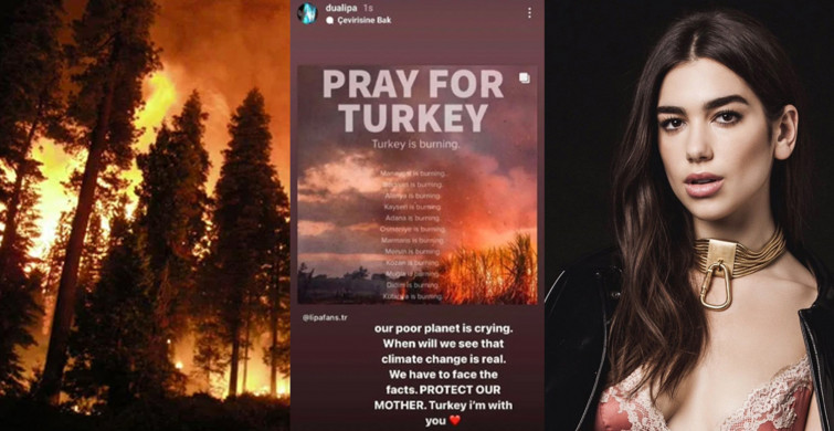 Dünyaca Ünlü İsimlerden Türkiye’de Yaşanan Yangınlara Destek Mesajları Geldi