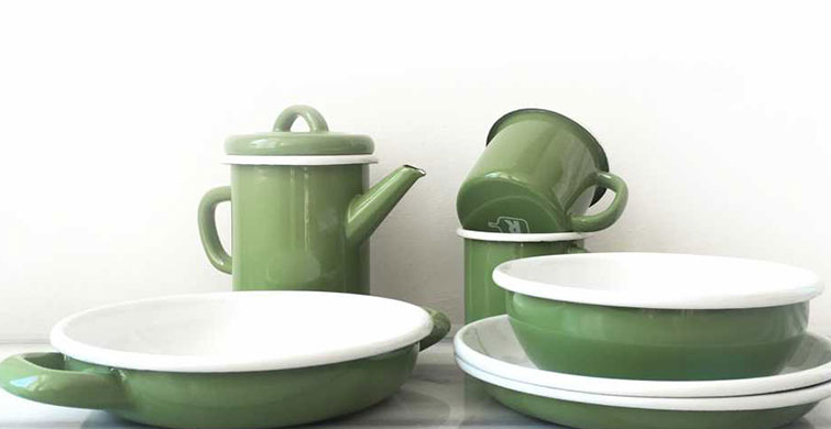 Mutfağınıza En Çok Yakışacak Yeşil Emaye Modelleri