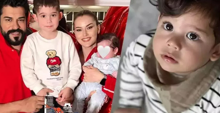Güzel oyuncu Fahriye Evcen 13 aylık oğluyla sette: Bakın küçük Özçivit kime benzetildi!