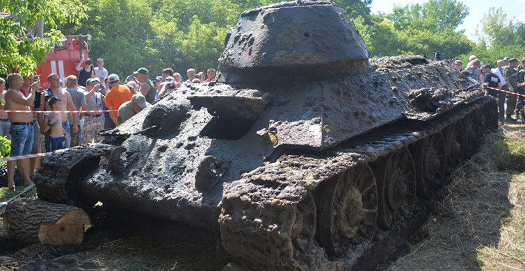 Don Nehri'nden Çıkartılan Savaş Enkazı Müzede Sergileniyor
