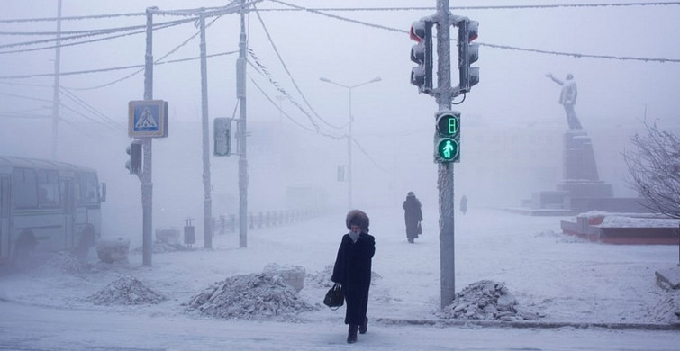 Hayatın Eksi 64 Derecede Devam Ettiği Yakutsk Şehrinden İlginç Kareler