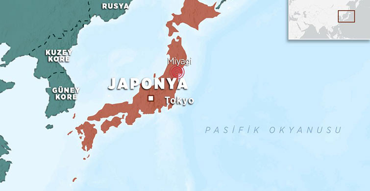 Japonya'da 7,2'lik Deprem Meydana Geldi