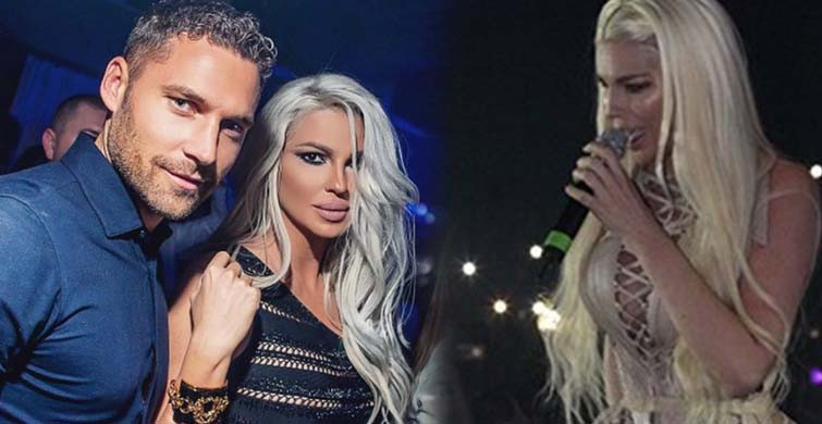 Jelena Karleusa’dan Cesur Dekolteli Konser Kıyafeti