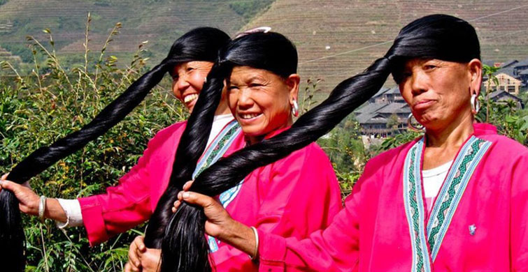 Çinli Kadınlar Muhteşem Saçlarını Nasıl Koruyorlar?