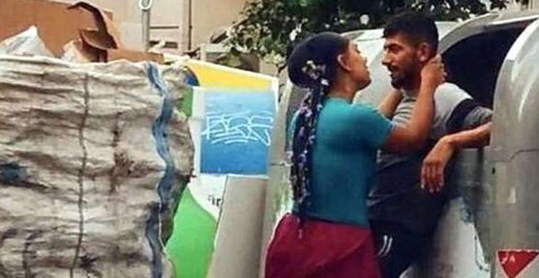 Kağıt Toplayıcı Sevgililerin Fotoğrafı Sosyal Medyayı İkiye Böldü