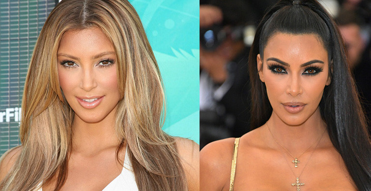 Değişimlerine Şahit Olun! Kim Kardashian'ın Güzellik Evrimi