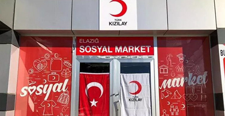 Kızılay deprem bölgesinde sosyal market uygulamasını başlattı: İhtiyacı olan herkes ücretsiz alabilecek