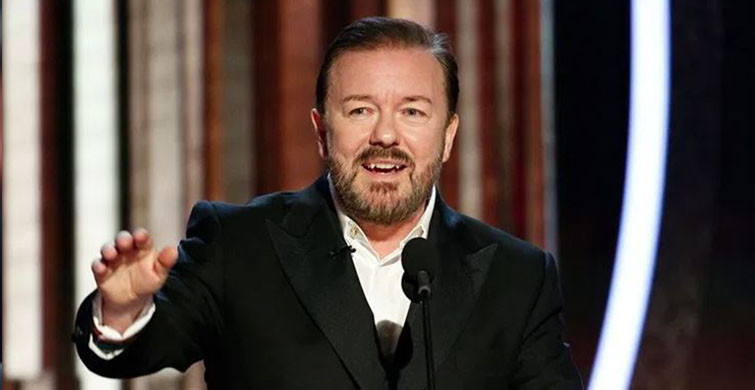 Ricky Gervais Açılış Konuşmasıyla Altın Küre Ödülleri’ne Damga Vurdu