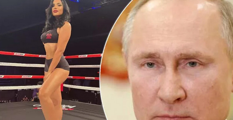 Rusya Devlet Başkanı Vladimir Putin'i ringte düelloya davet etmişti: Ünlü hostesin müstehcen fotoğrafları ortaya çıktı