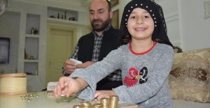 Milli Dayanışma Kampanyası'na 6 Yaşındaki Fatmanur'dan Destek!