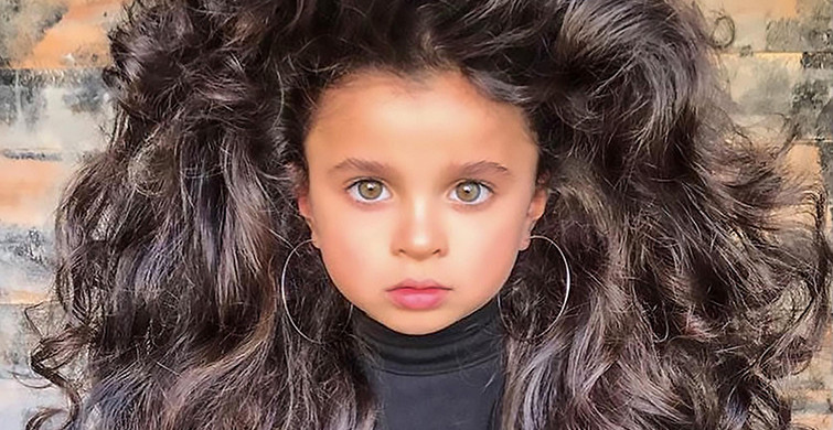 5 Yaşındaki Mia Uzun Saçlarıyla Sosyal Medyada Olay Yarattı!
