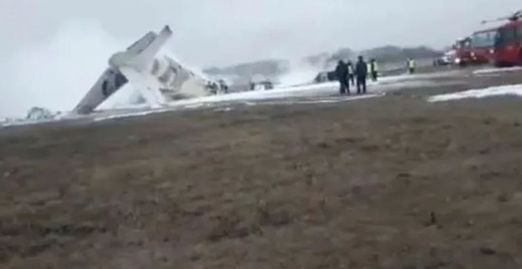 Son Dakika: Kazakistan'da Askeri Kargo Uçağı Düştü!