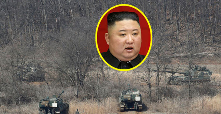 Tanklar Görününce Kuzey Kore Lideri Dondu Kaldı!