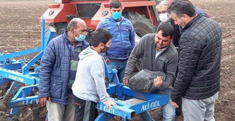 Tarlasında Bulduğu Taşla Başına Talih Kuşu Konabilir!