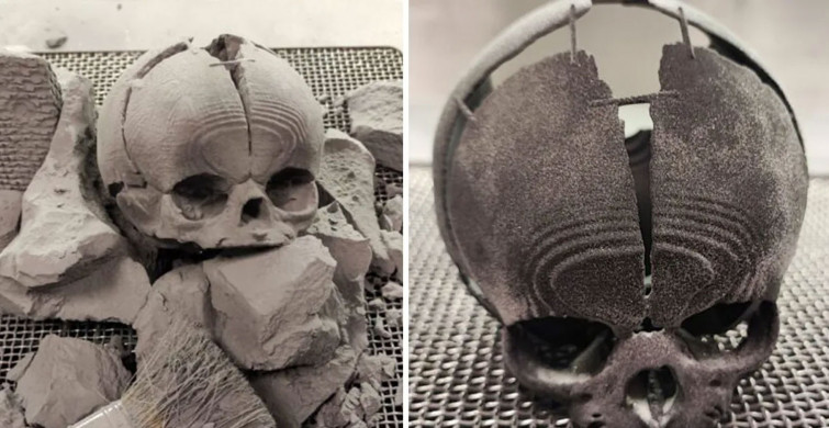 Teknoloji daha ne kadar ilerleyecek! Kafatası olmayan bebek 3D yazıcı ile yapay kafatasına sahip olarak hayatta kaldı
