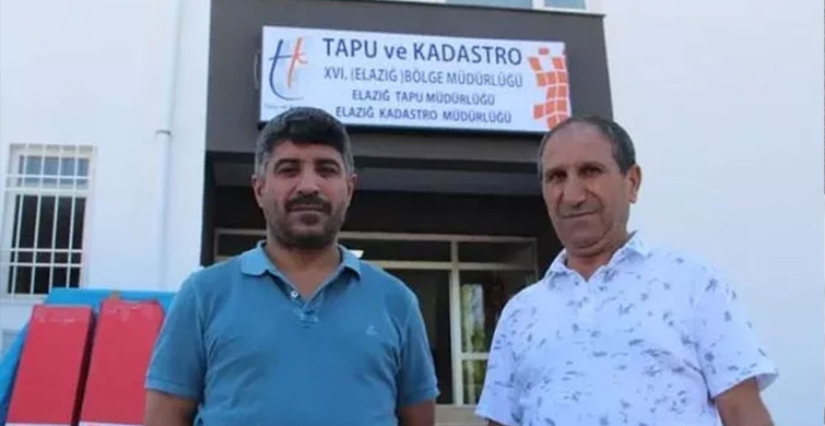 Tesadüf eseri ev sahibi oldu! İsim benzerliği sayesinde ev sahibi oldu yer: Elazığ