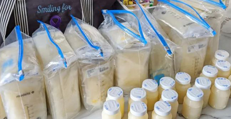 14 Kiloluk Sütünü Bebeği Ölünce Süt Bankasına Bağışladı!