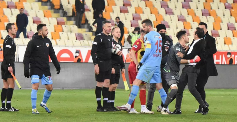 Yeni Malatyaspor - Kayserispor Maçından Sonra Adil Gevrek Hüseyin Göçek'e Saldırdı!