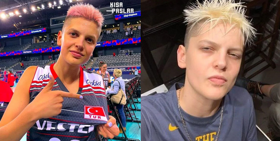 Cinsel eğilimini değiştiren voleybolcu Ebrar Karakurt'un herkesten sakladığı fotoğraflar ifşa oldu