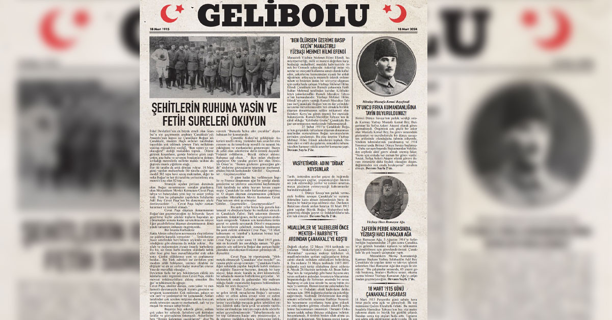 18 Mart Çanakkale Deniz Zaferi'nin 109'uncu yıl dönümüne özel 