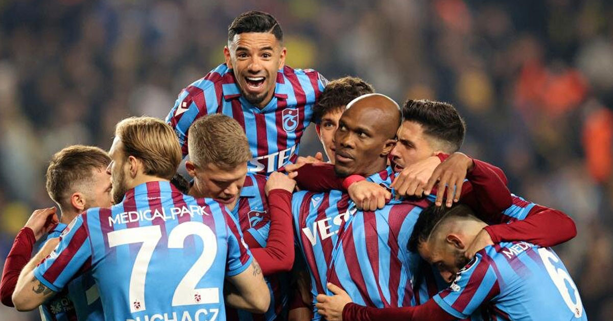 Trabzonspor en yakın rakibine attığı puan farkıyla dünyada büyük yankı uyandırdı.