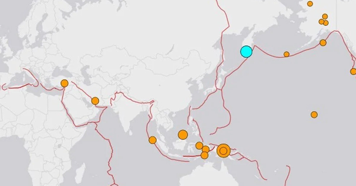 6.9 büyüklüğünde deprem