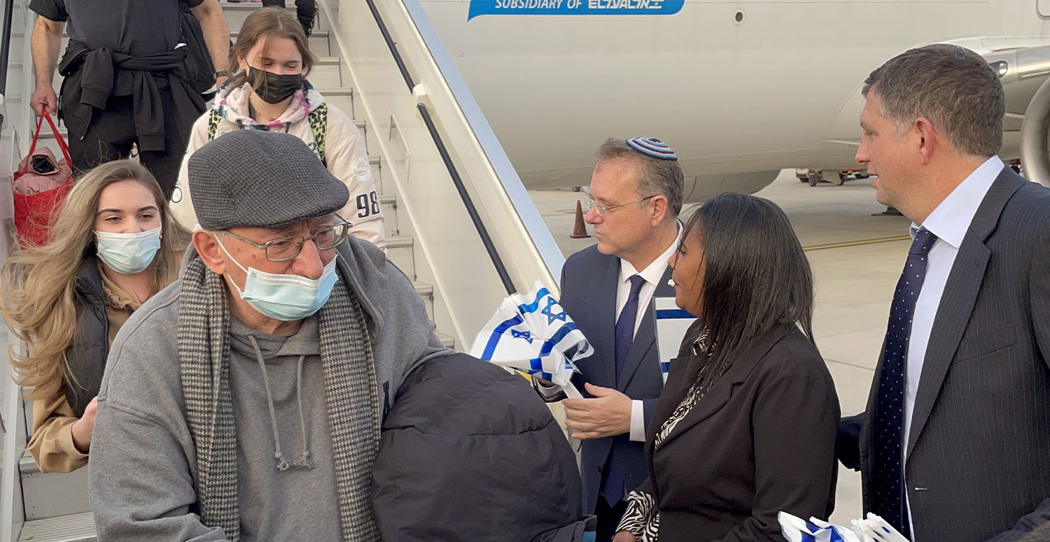 Ukraynalı Yahudiler İsrail'de