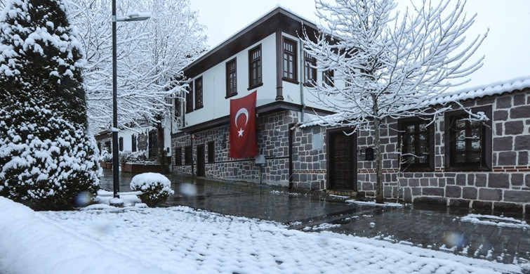 Ankara'da Kar Yağışı Hakim Oldu5647645