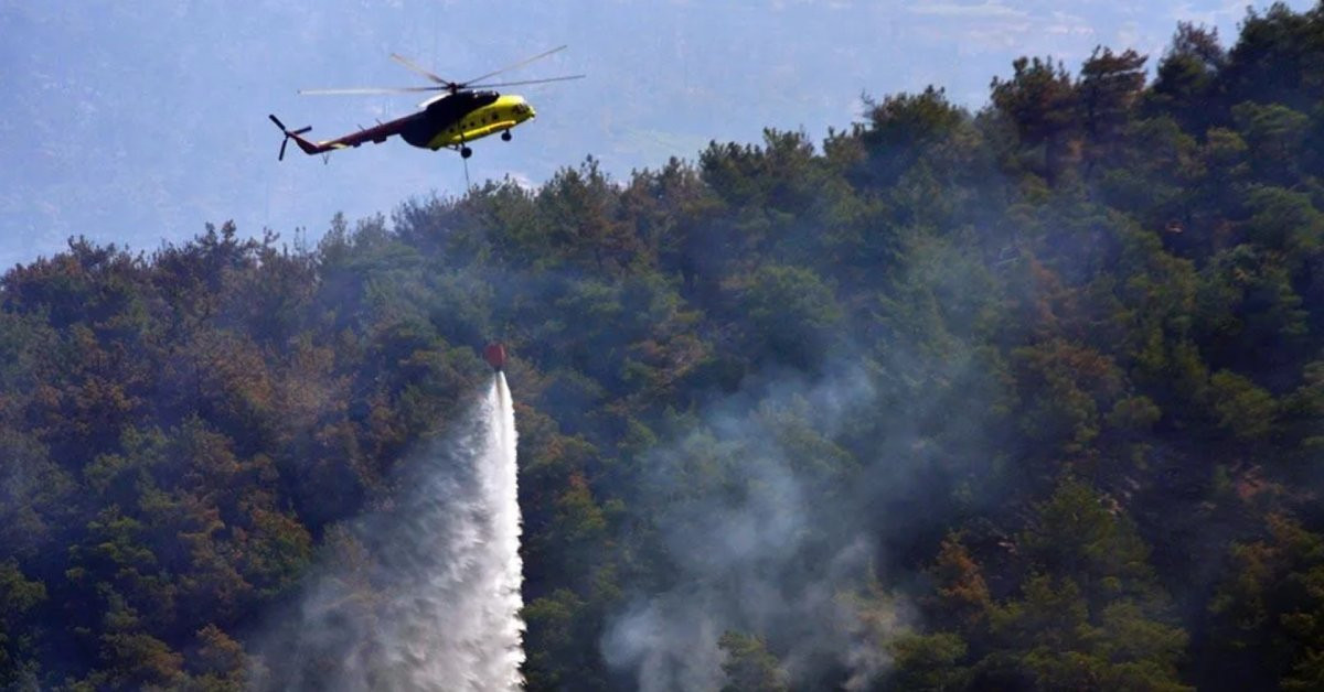 Adana’da yangın söndürme helikopteri düştü: Valilikten açıklama yapıldı