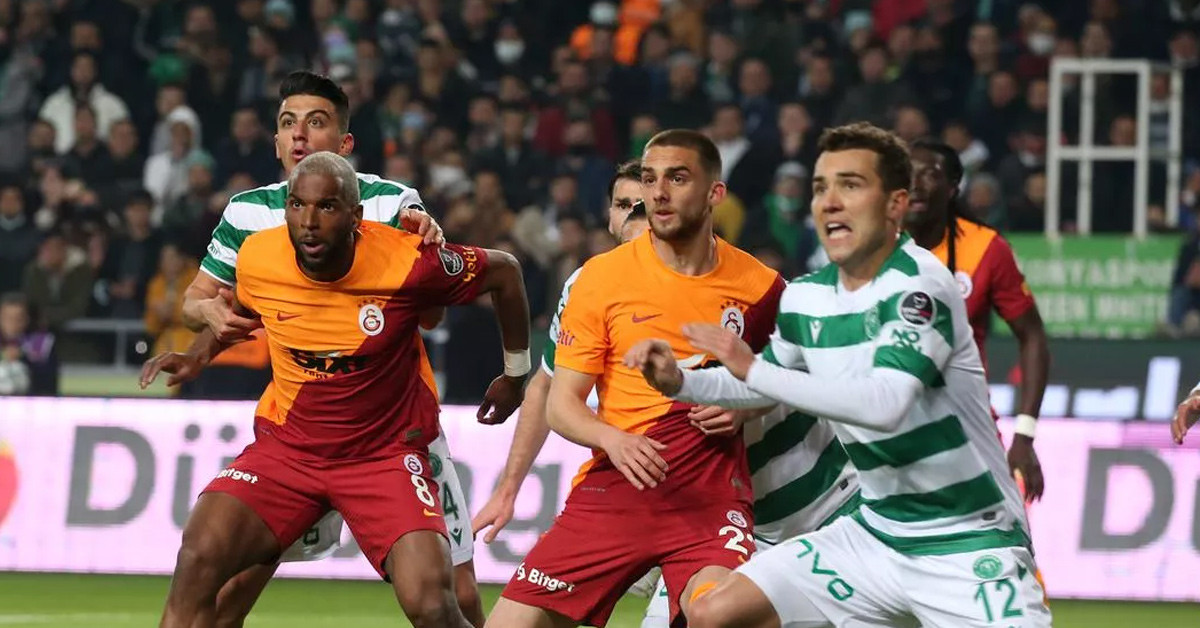 Galatasaray Konya'da kötü oynadı