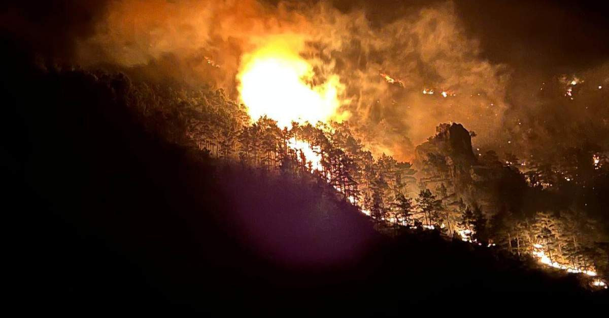 Alanya Yangın Son Dakika