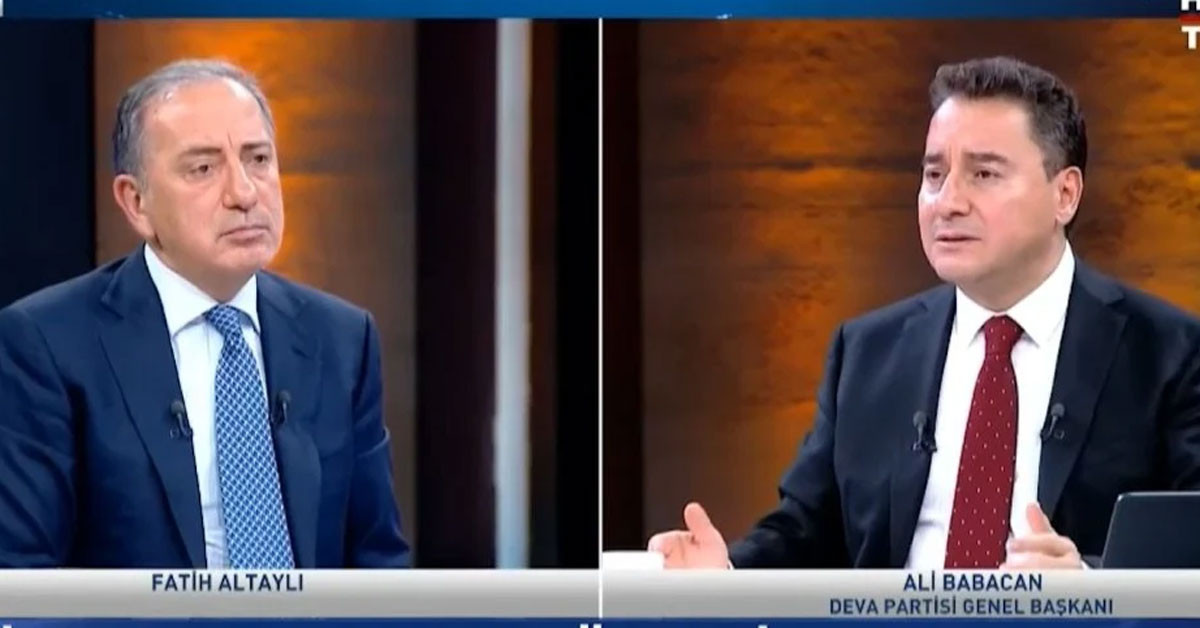 Ali Babacan'dan 6'lı masa açıklaması