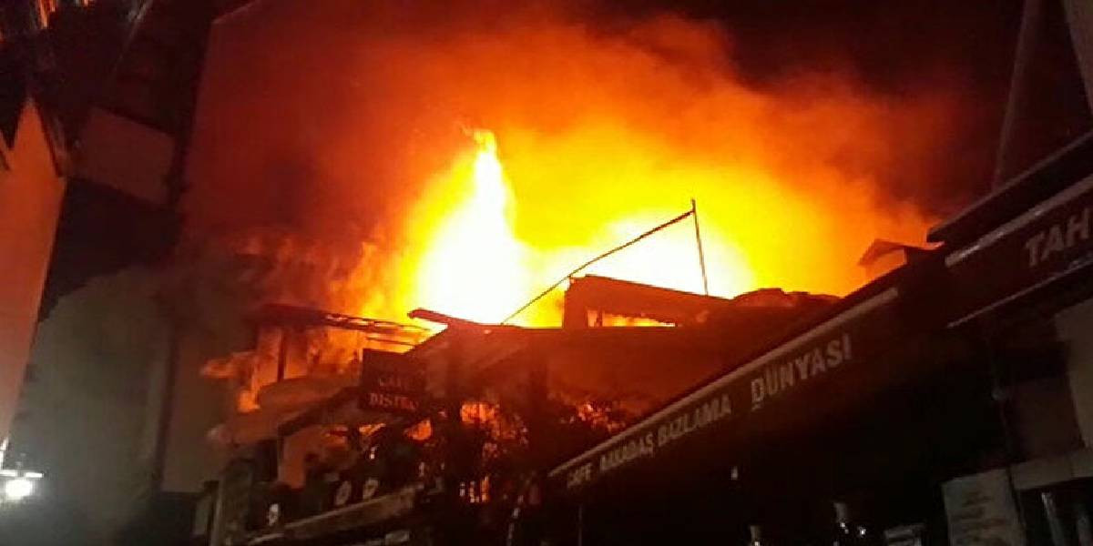 Ankara Konağı'nda Yangın Çıktı