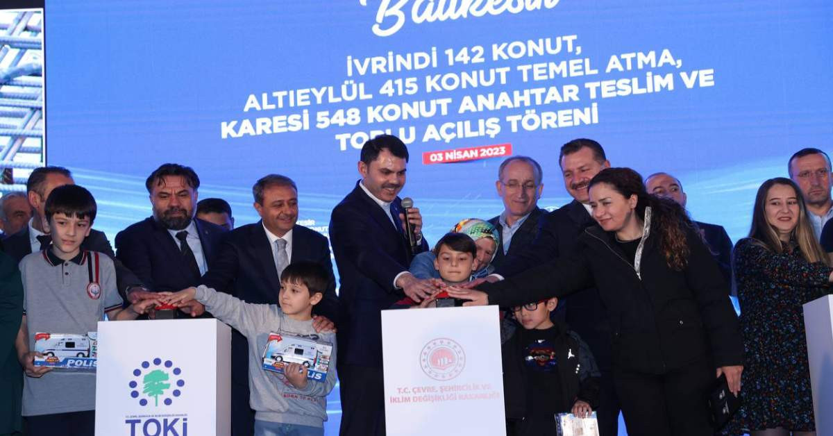 Bakan Kurum Balıkesir