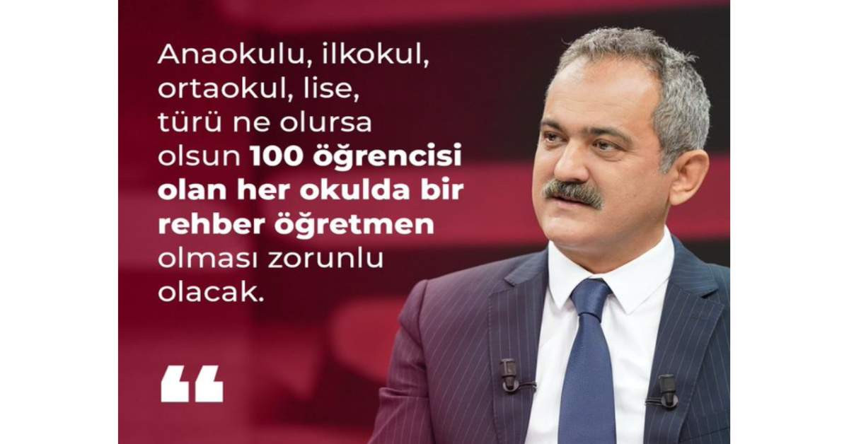 Bakan Özer Rehber Öğretmen