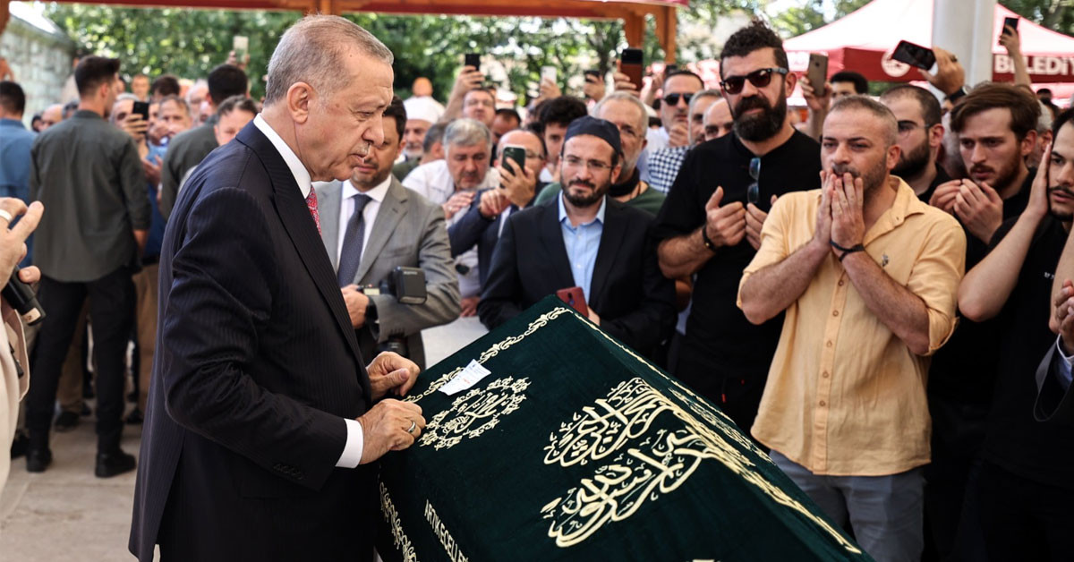 Başkan Erdoğan cenazeye katıldı