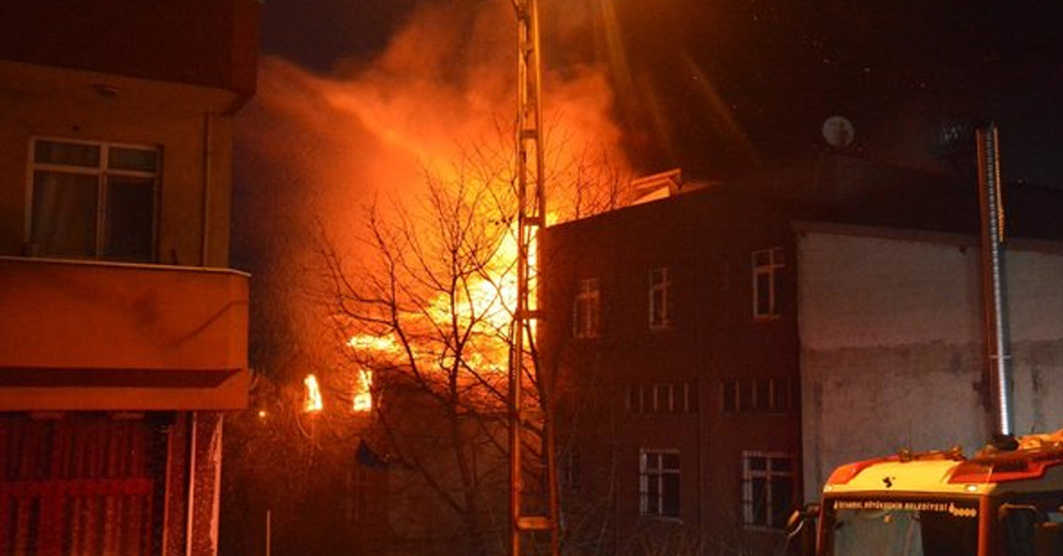 Beykoz'da yangın