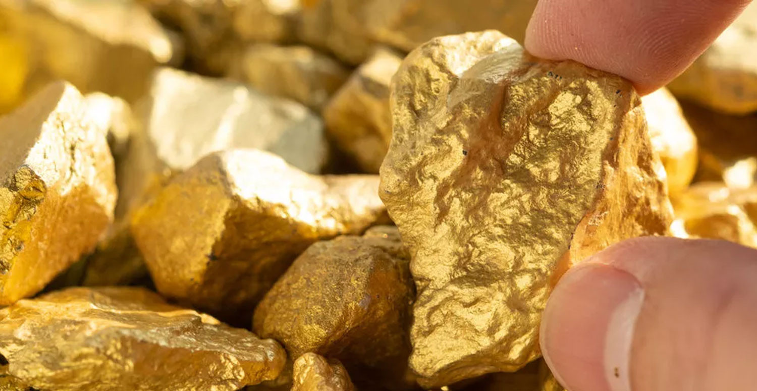 Bölgede tonlarca altın var
