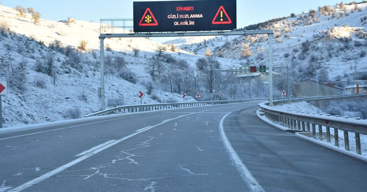 Buzlanma ve don olayı uyarısı