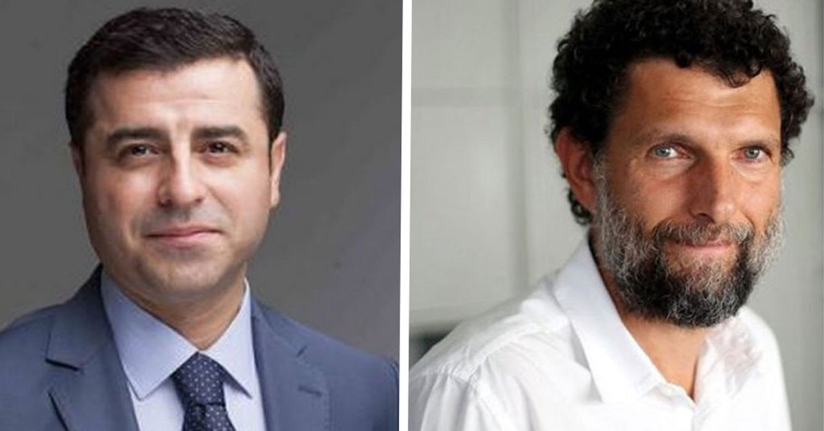 CHP'nin Alanya mitinginde DEM Partinin pankartları açıldı. Terör suçlusu Selahattin Demirtaş ve Devlet anayasal düzen işleyişini bozmakla hükümlü Osman Kavala'ya selam gönderildi