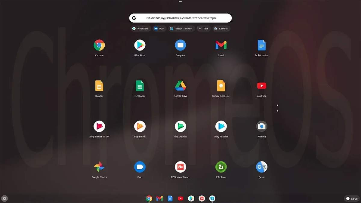 Chrome OS işletim sistemi