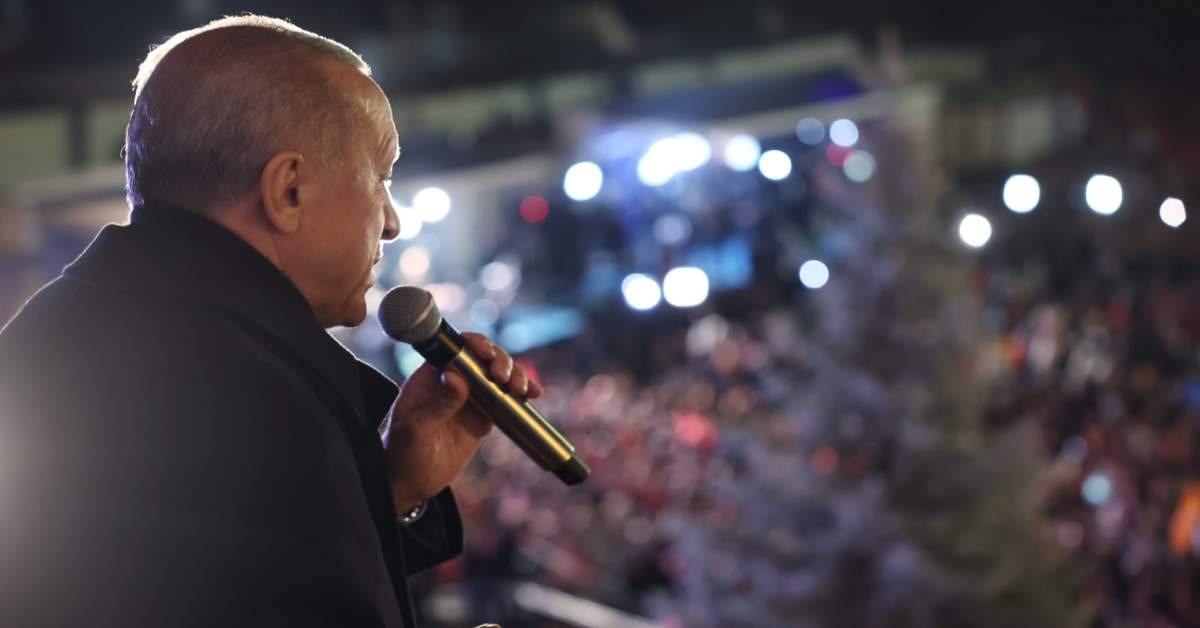 Cumhurbaşkanı Erdoğan Balkon