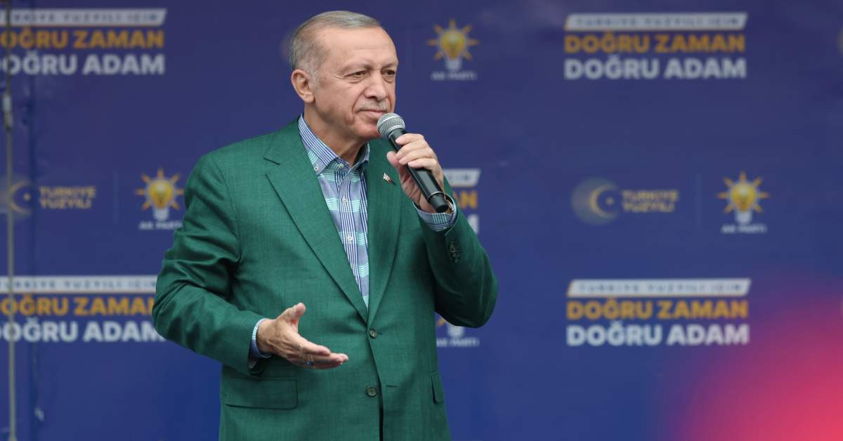 Cumhurbaşkanı Erdoğan Balkon