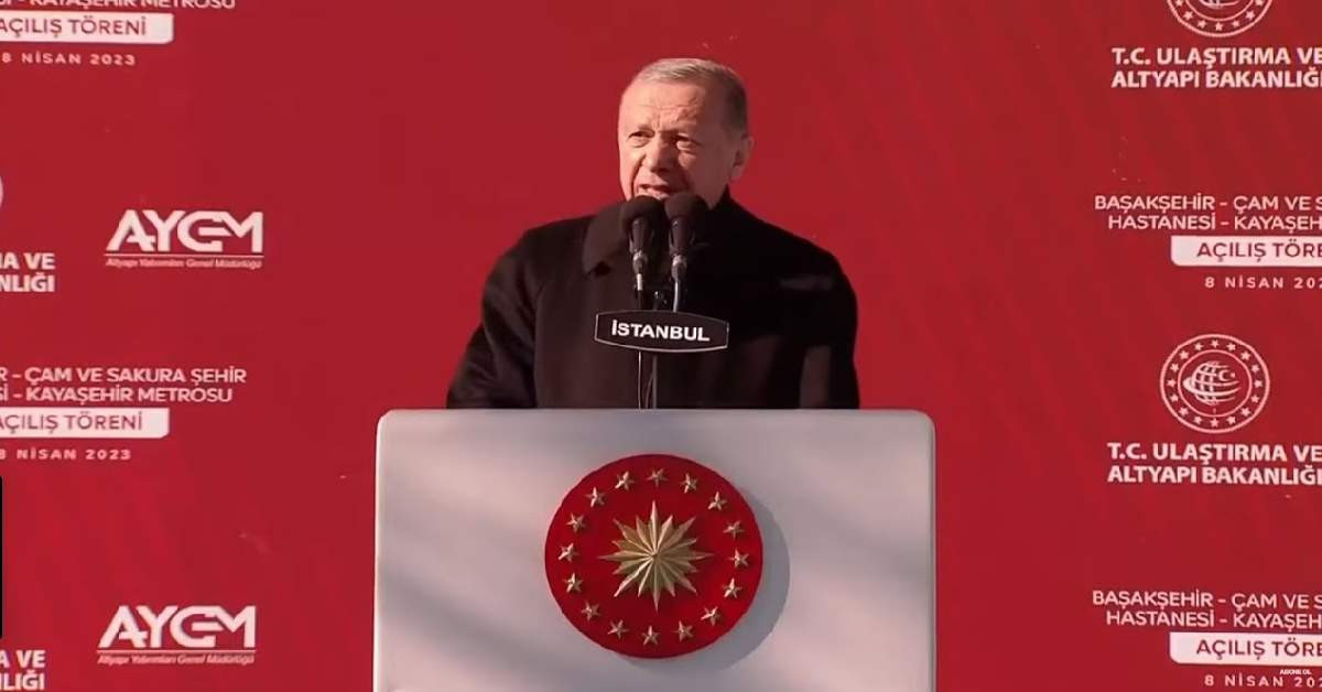 Cumhurbaşkanı Erdoğan Başakşehir Metro