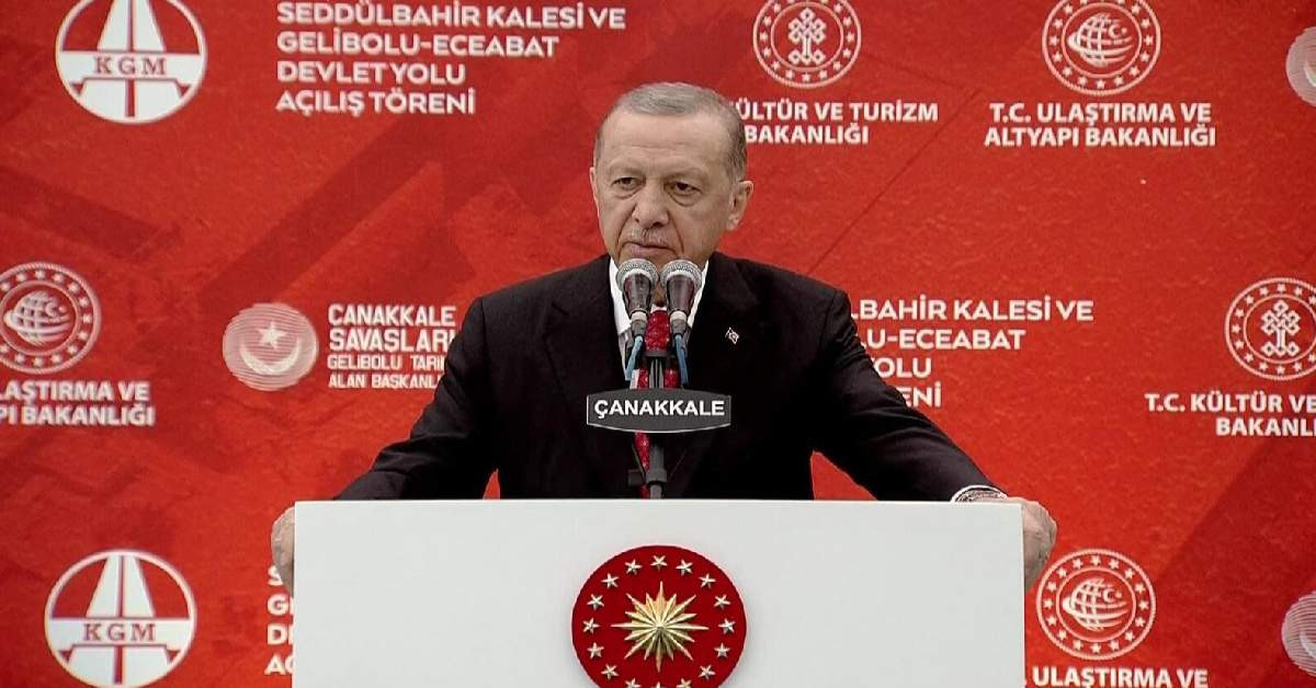 Cumhurbaşkanı Erdoğan Çanakkale-1